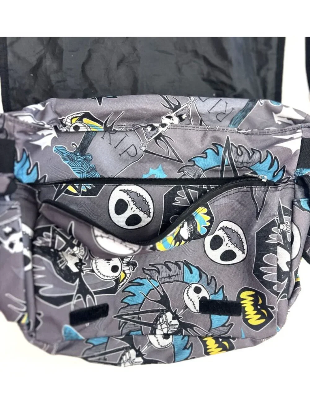 Disney Nightmare Before Christmas Jack Large Messenger Crossbody School Bag